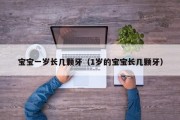 宝宝一岁长几颗牙(1岁的宝宝长几颗牙) 宝宝一岁长几颗牙(1岁的宝宝长几颗牙)