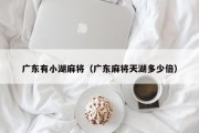 广东有小湖麻将（广东麻将天湖多少倍）
