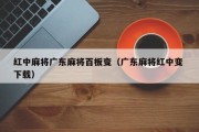 红中麻将广东麻将百板变（广东麻将红中变 下载）
