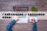 广东最出名的地区麻将（广东最出名的地区麻将是哪里）