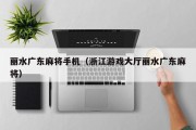 丽水广东麻将手机（浙江游戏大厅丽水广东麻将）